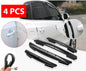 4x Anti-Collision Guard Strip Cover Car Accessories Door Edge Scratch Protector